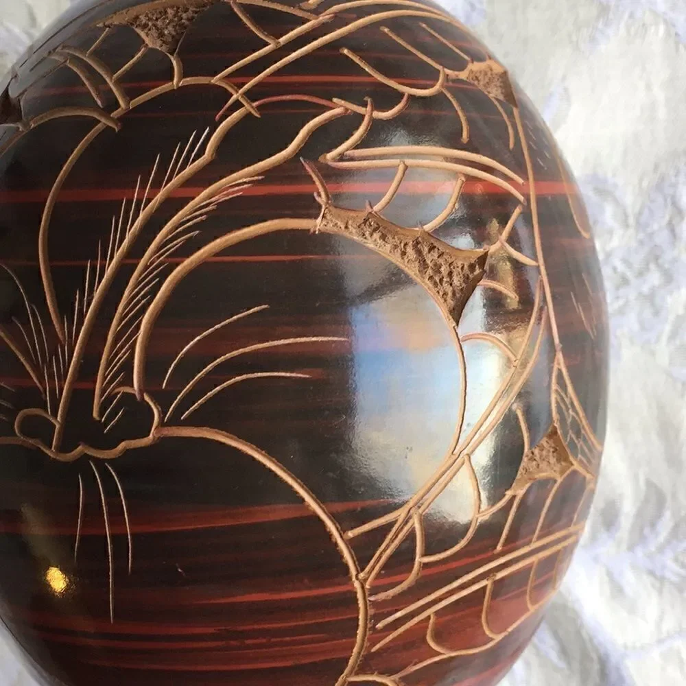 Handcrafted Costa Rican Vase 5 1/2” tall X 4 1/2